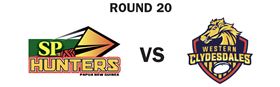 SP PNG Hunters vs Western Clydesdales