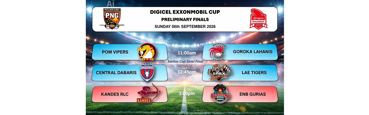 Digicel ExxonMobil Cup - Preliminary Finals