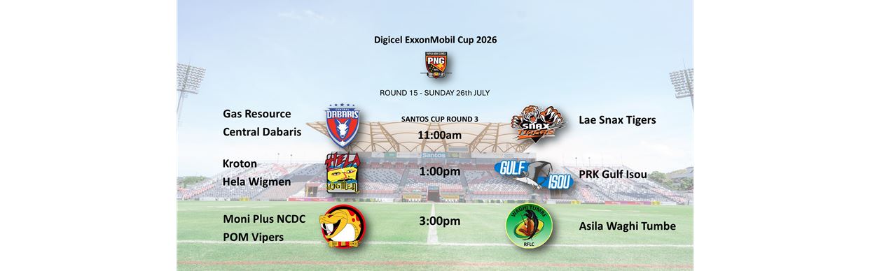 Digicel ExxonMobil Cup - Round 15